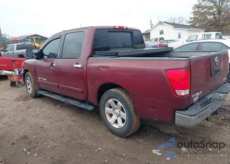2005 Nissan Titan Le z USA, uszkodzony, nr VIN 1N6BA07A85N550994